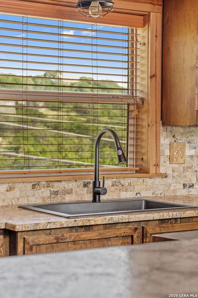 Close-up of interior finishes inside a home in , Lakehills (Image 11).