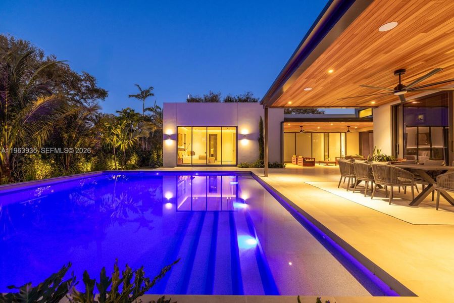 Exterior details and patio area of a home in , Miami Shores (Image 35).