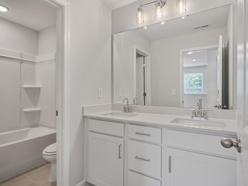 Furnished interior view inside a new home in Camden Park, Knightdale (Image 12). Furnished interior view inside a new home in Camden Park, Knightdale (Image 12).