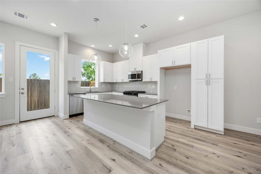 Furnished interior view inside a new home in , Houston (Image 13).