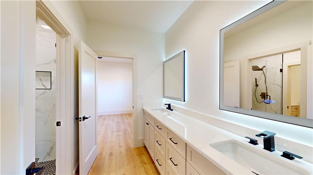 Furnished interior view inside a new home in , Commerce (Image 4).