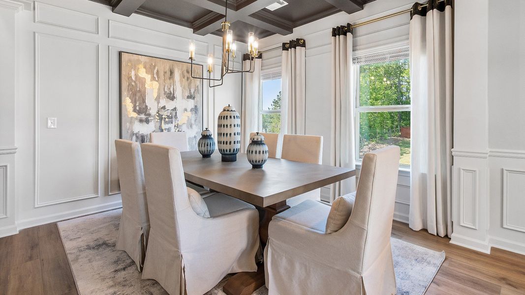 Furnished interior view inside a new home in Camp Creek Village, Atlanta (Image 7).