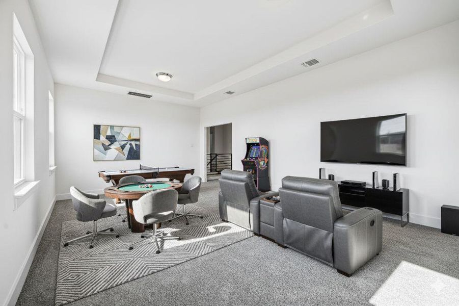 Furnished interior view inside a new home in Chester Ranch Place, Round Rock (Image 9).