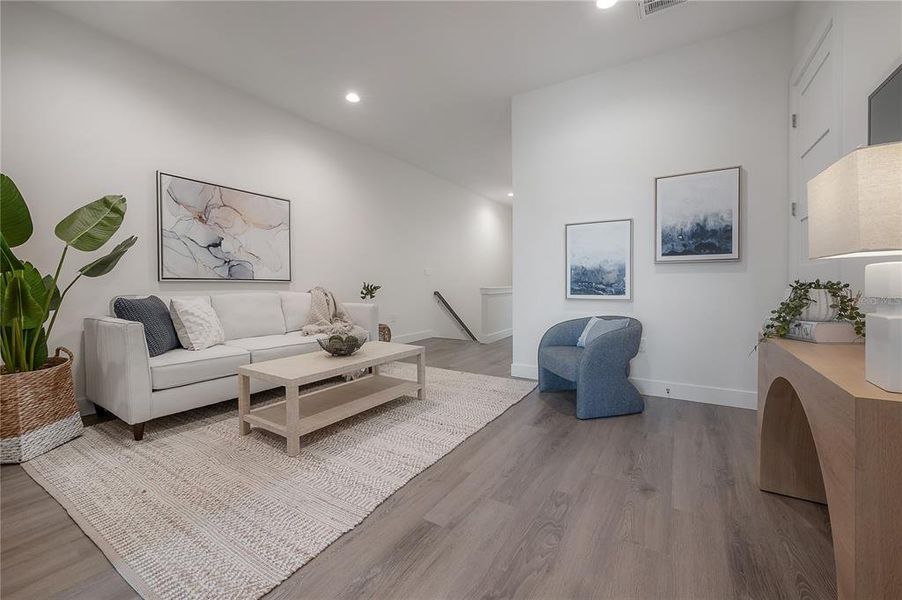 Furnished interior view inside a new home in , Tampa (Image 37). Furnished interior view inside a new home in , Tampa (Image 37).