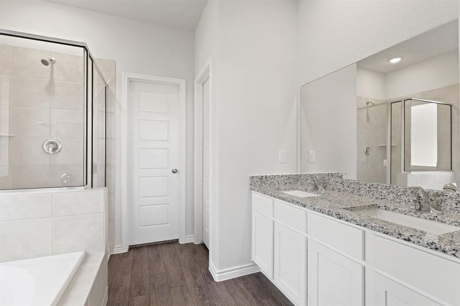 Furnished interior view inside a new home in Burgess Meadows, Cleburne (Image 5). Furnished interior view inside a new home in Burgess Meadows, Cleburne (Image 5).