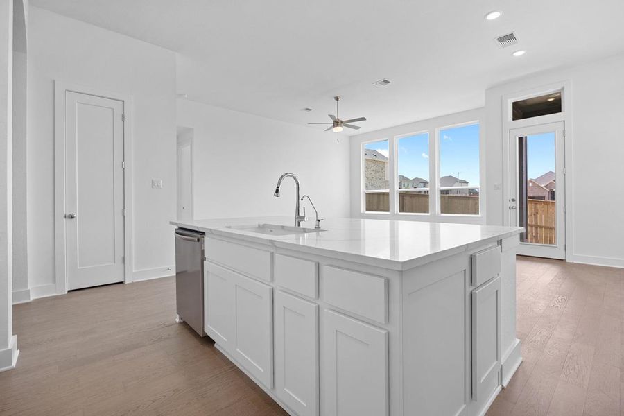 Furnished interior view inside a new home in Lariat, Liberty Hill (Image 7).