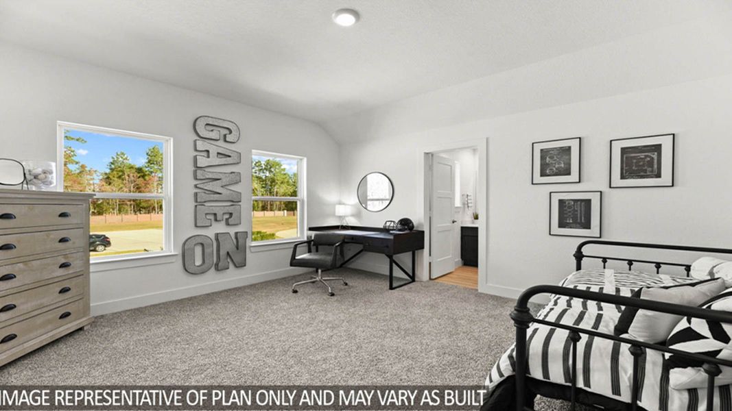 Furnished interior view inside a new home in River Ranch Estates, Dayton (Image 27).