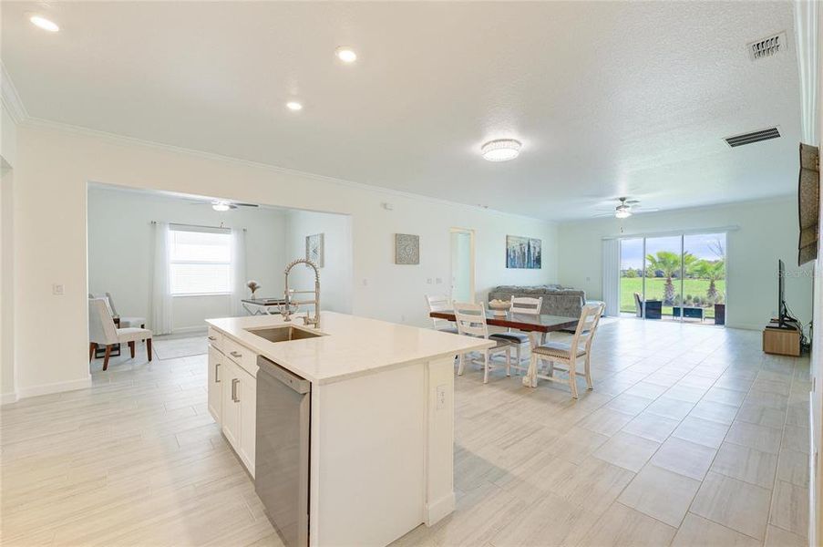 Furnished interior view inside a new home in , Parrish (Image 10).