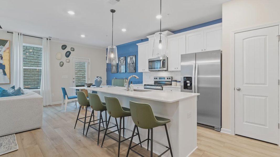 Furnished interior view inside a new home in Auburn Ridge, Riverdale (Image 4). Furnished interior view inside a new home in Auburn Ridge, Riverdale (Image 4).