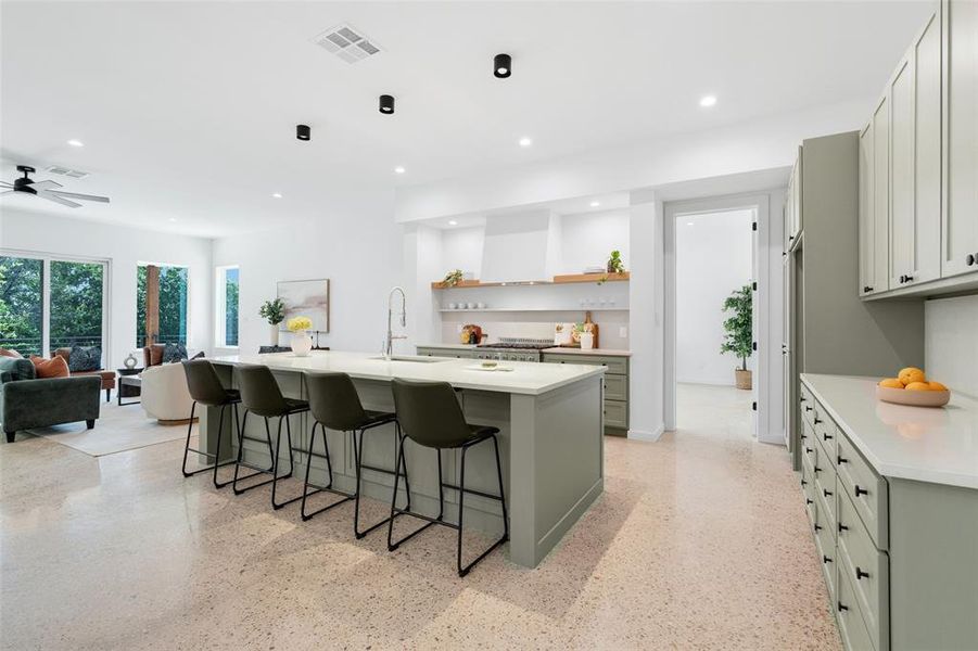 Furnished interior view inside a new home in , River Oaks (Image 9).