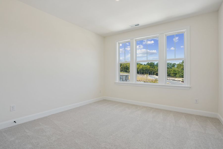 Representative unfurnished interior of a home built from the Jordan by Caruso Homes in Blue Run, Raleigh (Image 32). Representative unfurnished interior of a home built from the Jordan by Caruso Homes in Blue Run, Raleigh (Image 32).