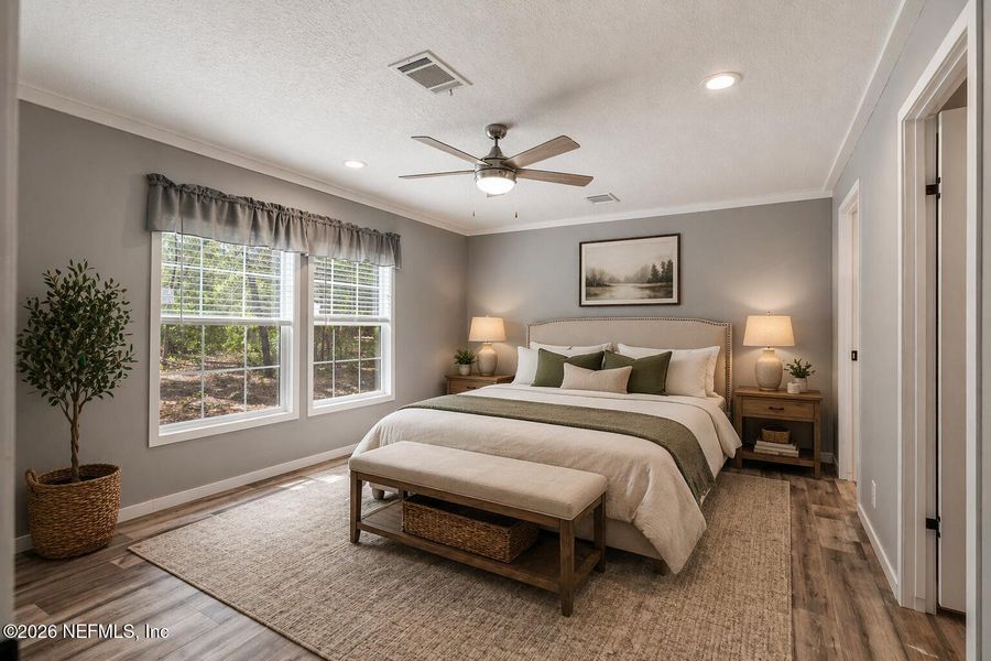 Furnished interior view inside a new home in , Keystone Heights (Image 14).