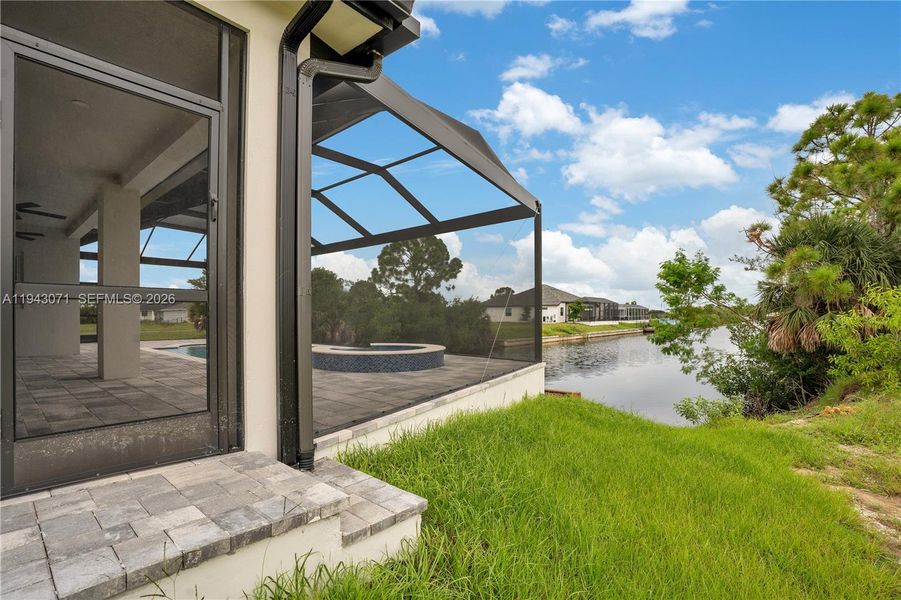 Exterior details and patio area of a home in , Cape Coral (Image 3).