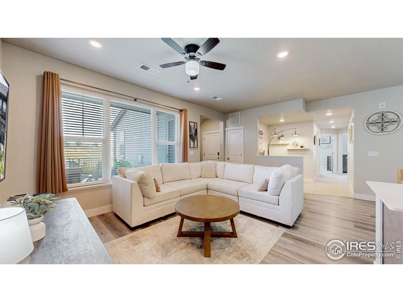 Bright and open floorplan