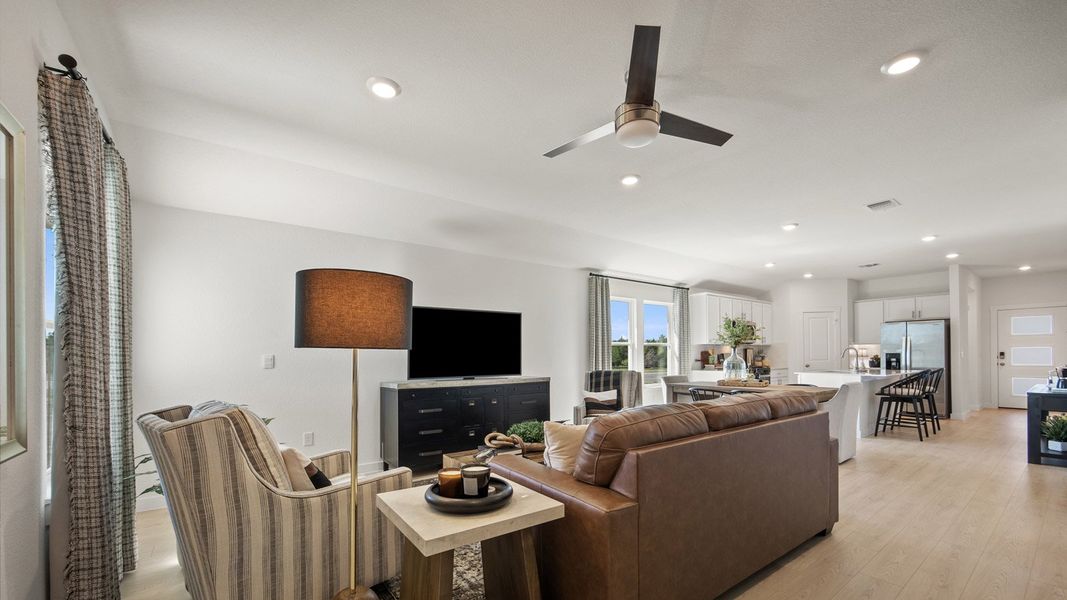 Representative furnished interior of a home built from the The Forest by D.R. Horton in Trails at Wildhorse, Austin (Image 13). Representative furnished interior of a home built from the The Forest by D.R. Horton in Trails at Wildhorse, Austin (Image 13).