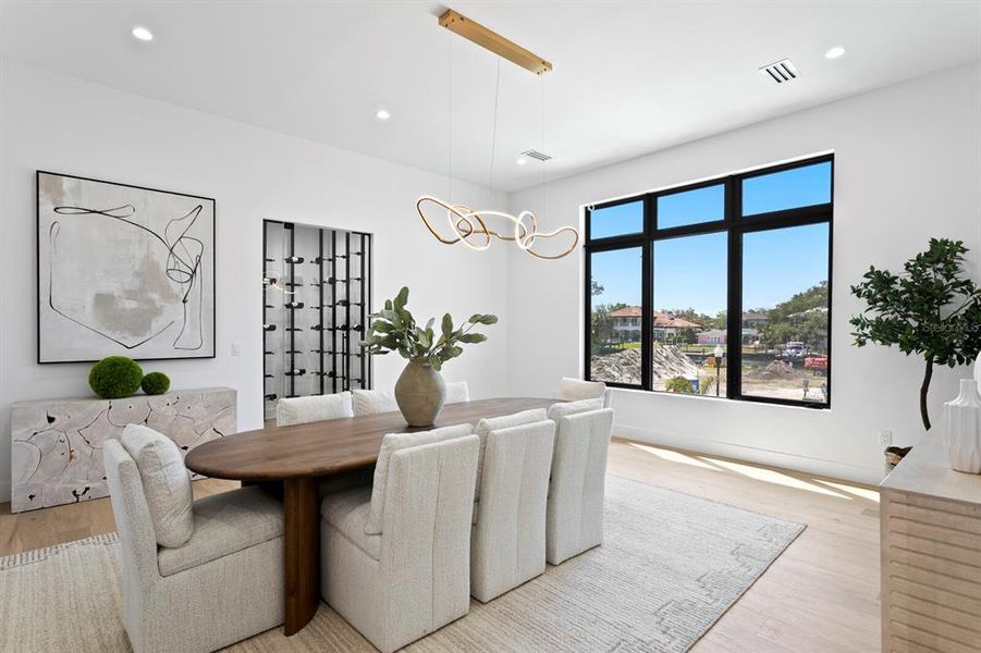 Furnished interior view inside a new home in , Tampa (Image 35).