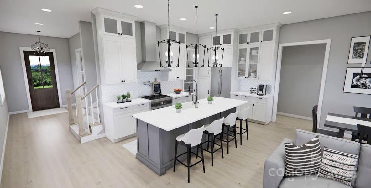 Furnished interior view inside a new home in , Marion (Image 12). Furnished interior view inside a new home in , Marion (Image 12).