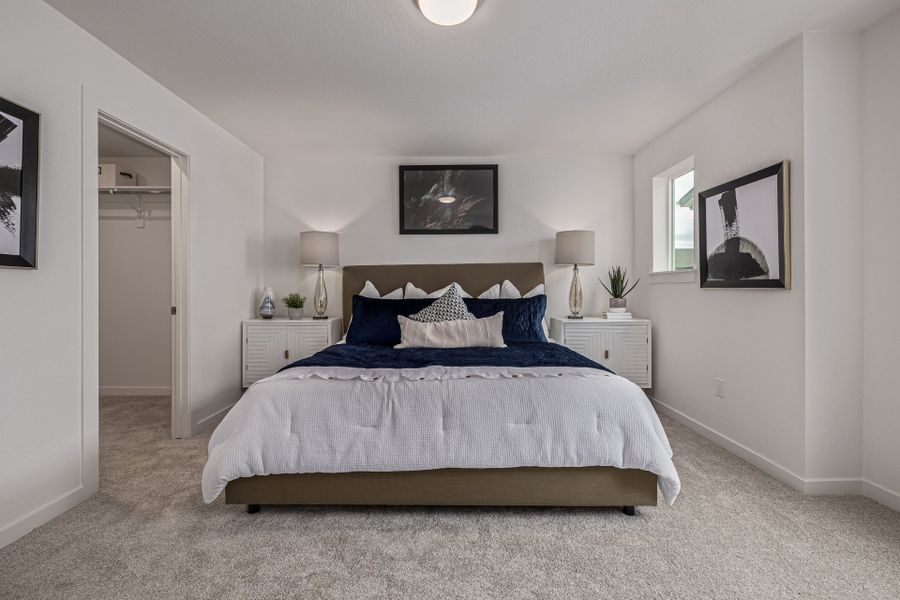 Furnished interior view inside a new home in The Vistas at West Mesa, Colorado Springs (Image 14).