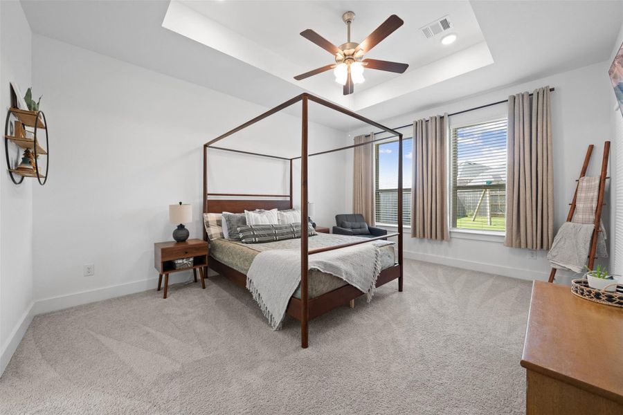 Furnished interior view inside a new home in Sorella, Tomball (Image 27).