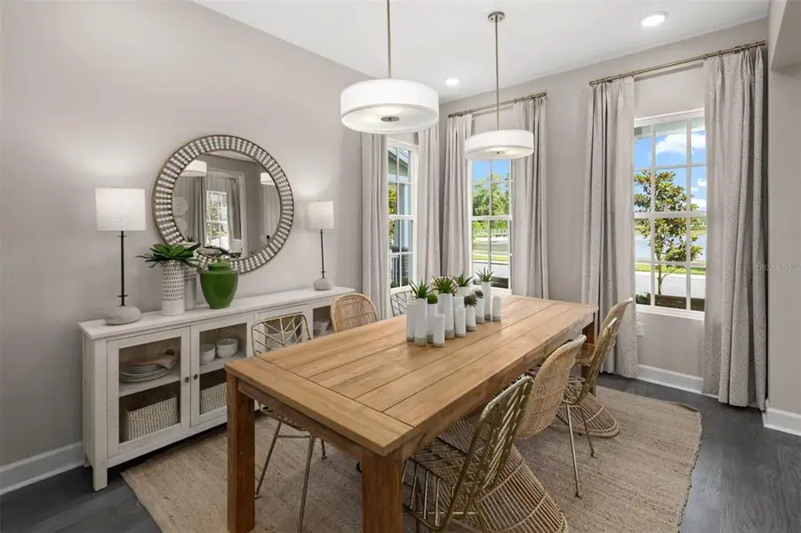 Furnished interior view inside a new home in Celebration - Island Village, Celebration (Image 14).