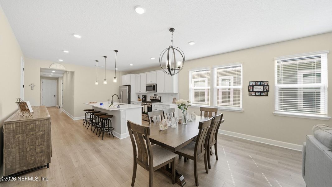 Furnished interior view inside a new home in Tributary, Yulee (Image 30).