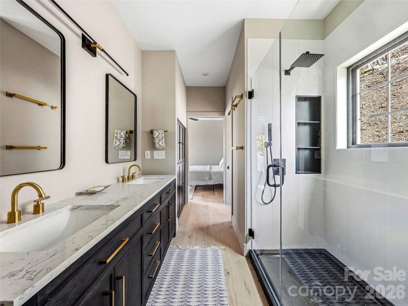 Furnished interior view inside a new home in , Swannanoa (Image 8).