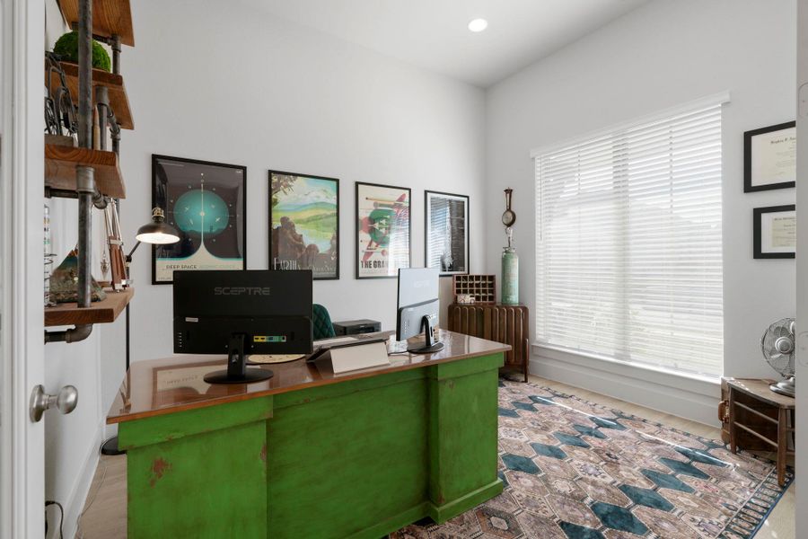 Furnished interior view inside a new home in The Colony, Bastrop (Image 11).