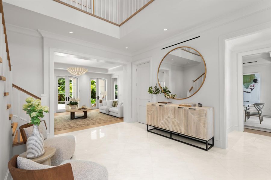 Furnished interior view inside a new home in , Palm Beach (Image 17).