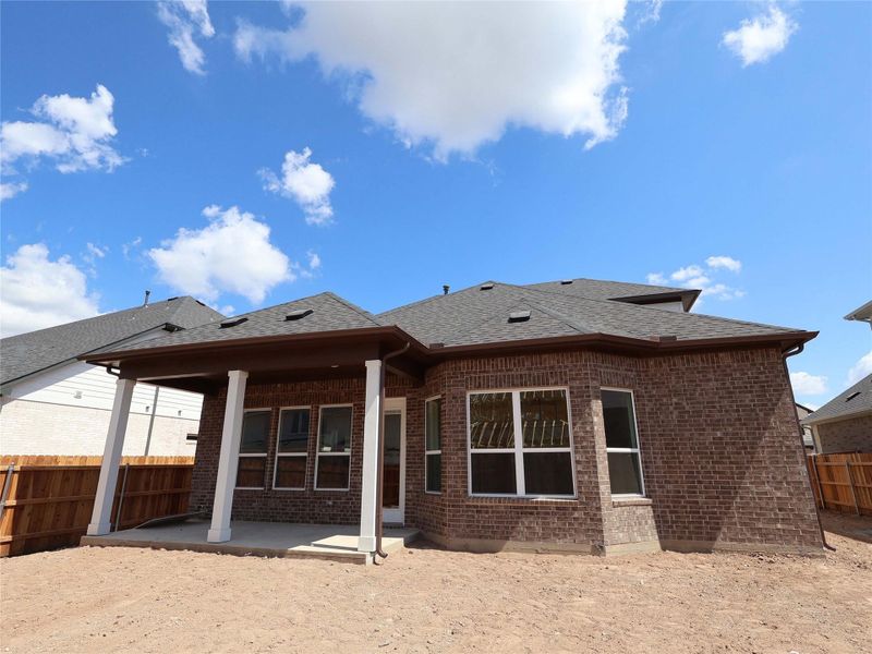 Exterior details and patio area of a home in Barksdale, Leander (Image 17). Exterior details and patio area of a home in Barksdale, Leander (Image 17).