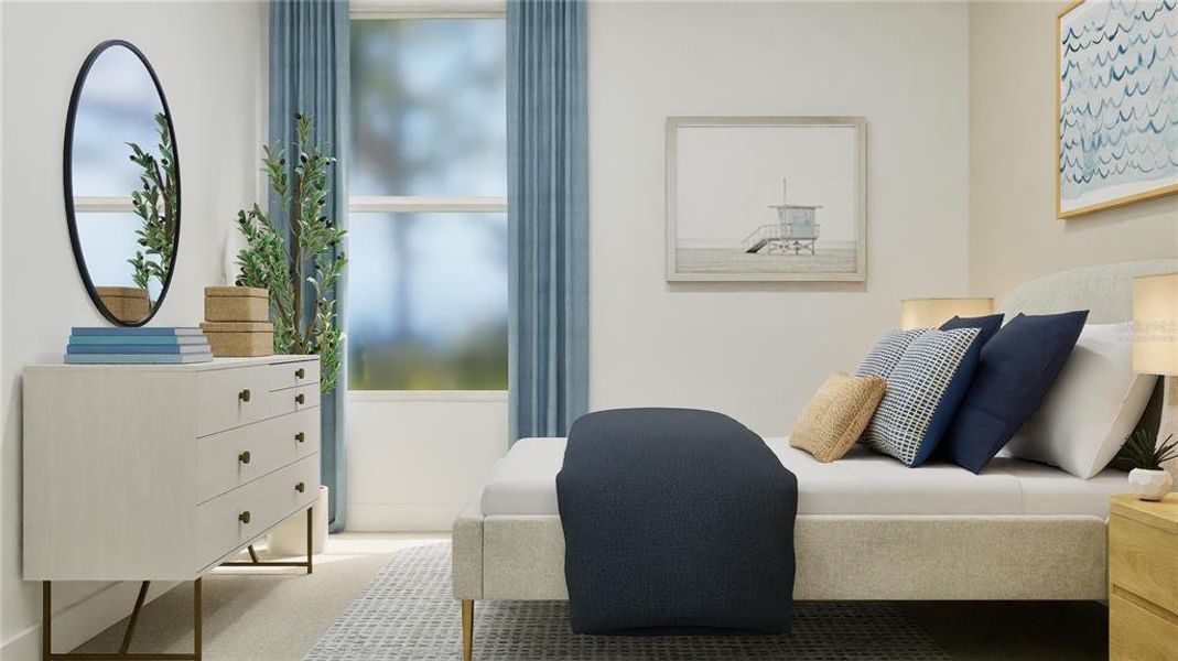 Furnished interior view inside a new home in Meadow Pointe, Groveland (Image 4).