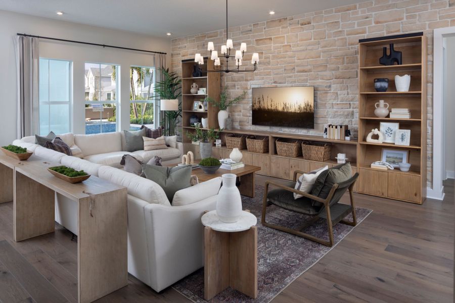 Representative furnished interior of a home built from the Montauk by Mattamy Homes in Newfield, Palm City (Image 9).