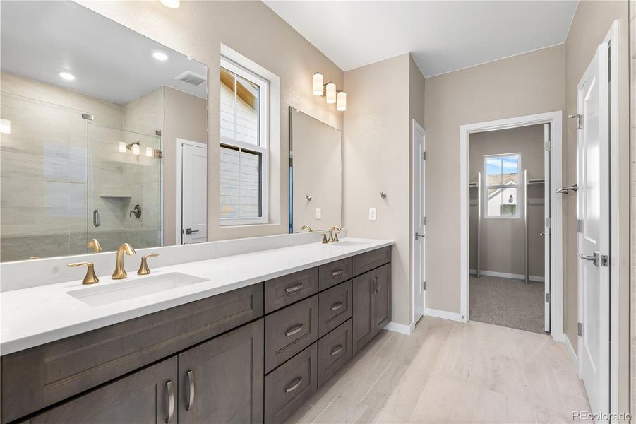 Furnished interior view inside a new home in Harmony at Solstice, Littleton (Image 7).