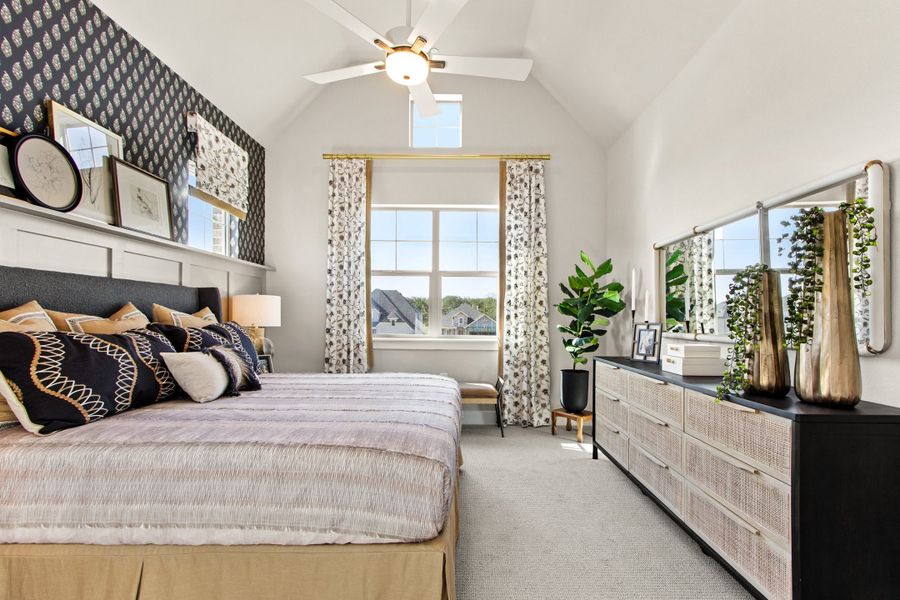 Furnished interior view inside a new home in Wildridge, Oak Point (Image 5).