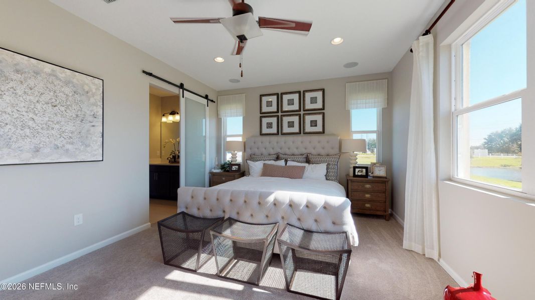Furnished interior view inside a new home in , Palm Coast (Image 11).