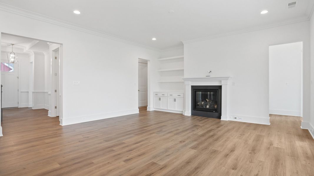 Representative furnished interior of a home built from the Haven by DRB Elevate. in Summerwind Crossing at Lakes of Cane Bay, Summerville (Image 10).