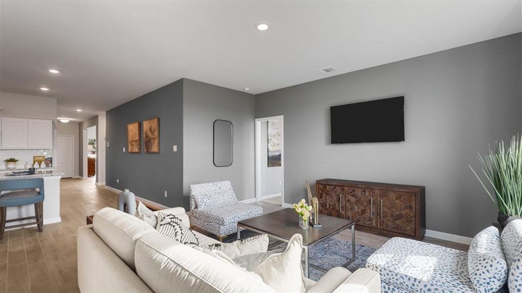Furnished interior view inside a new home in Lankford Farms, Cleburne (Image 19).
