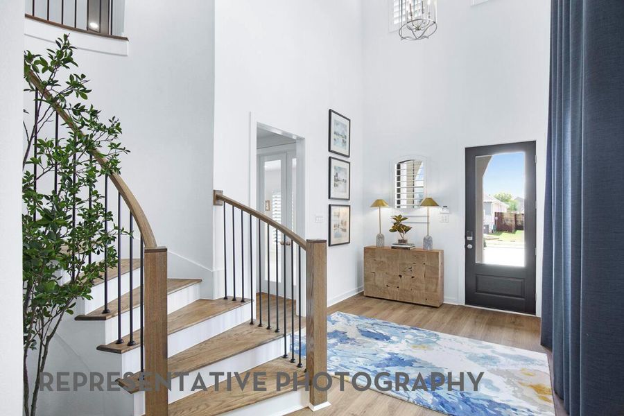 Furnished interior view inside a new home in Santa Rita Ranch, Liberty Hill (Image 23).