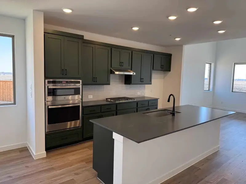 Kitchen Construction Progress featuring the Rosemary Collection