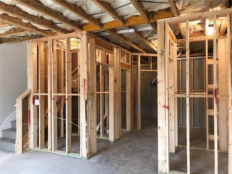 In-progress construction of a new home in Carter Grove, Cartersville, GA (Image 34).