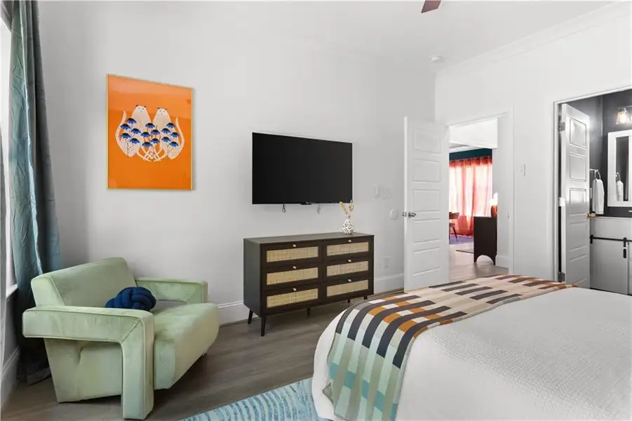 Furnished interior view inside a new home in , Snellville (Image 4).