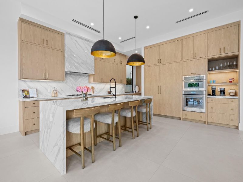 Furnished interior view inside a new home in , Lighthouse Point (Image 38).