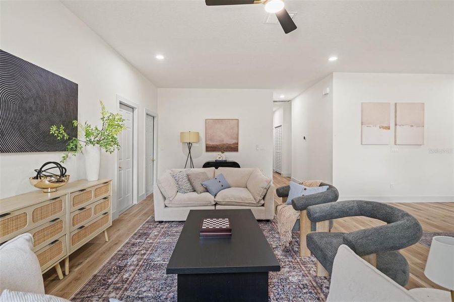 Furnished interior view inside a new home in , Tampa (Image 8).