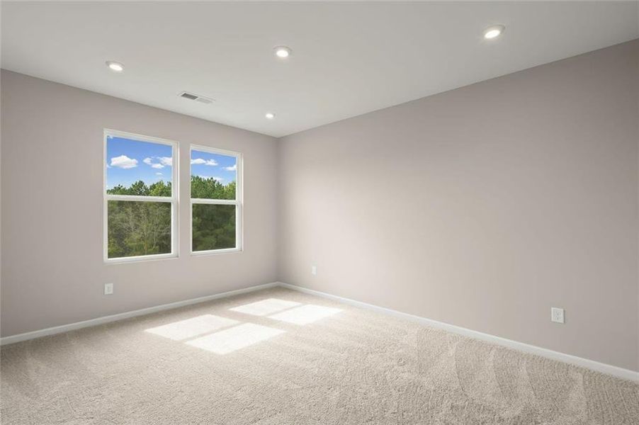 Spacious, unfurnished interior of a new home in Villas at Gold Creek, Dawsonville (Image 37).