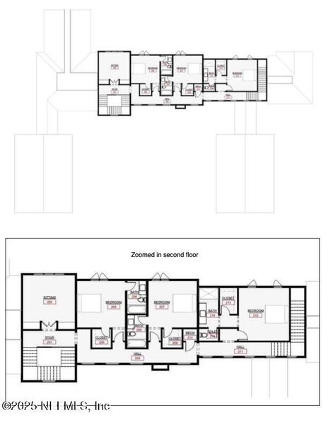 2D floor plan layout of this home in , Jacksonville, FL (Image 3).