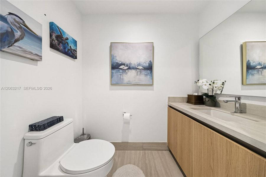Furnished interior view inside a new home in , Miami (Image 5). Furnished interior view inside a new home in , Miami (Image 5).