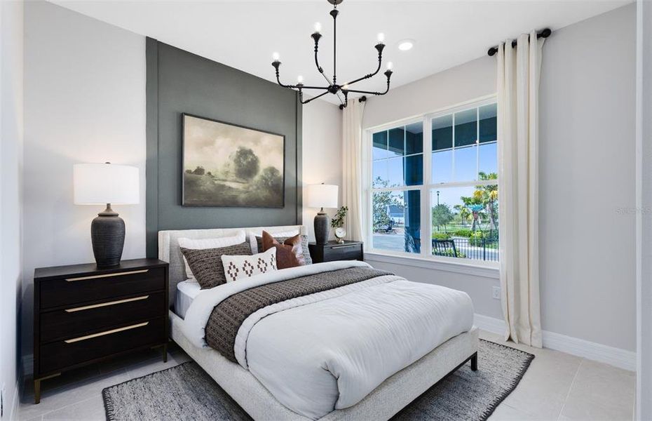 Furnished interior view inside a new home in Parkside Trails, Clermont (Image 25). Furnished interior view inside a new home in Parkside Trails, Clermont (Image 25).