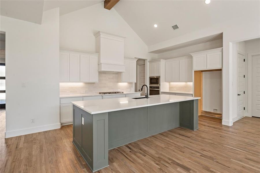 Furnished interior view inside a new home in Rolling Creek Ranch, Aledo (Image 8).