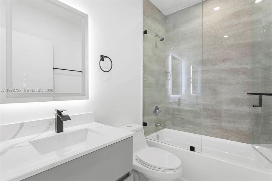 Furnished interior view inside a new home in , Miami (Image 10). Furnished interior view inside a new home in , Miami (Image 10).