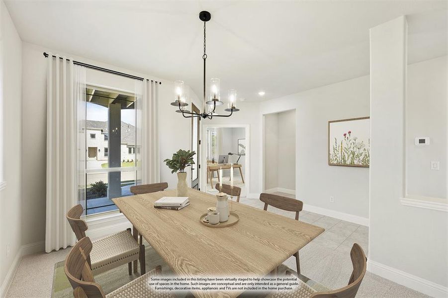 Furnished interior view inside a new home in Sunset Ridge, Alvarado (Image 9). Furnished interior view inside a new home in Sunset Ridge, Alvarado (Image 9).