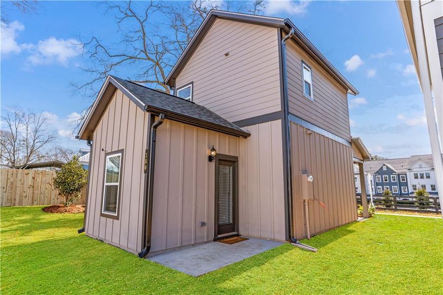Exterior details and patio area of a home in , Fayetteville (Image 3).
